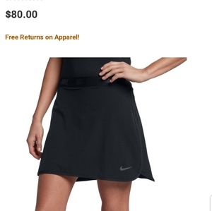 Nike Womens 15" Flex Golf Skirt